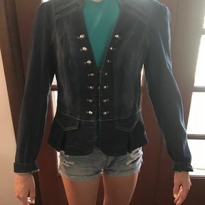 White House Black Market Jean Jacket